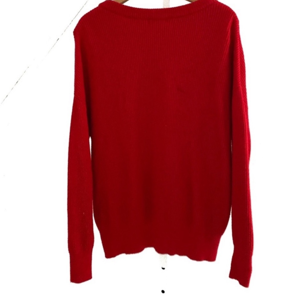 Lovers+Friends Red Ribbed Sweater - Picture 5 of 5